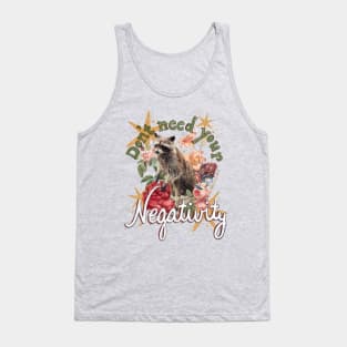 Positivity Raccoon Tank Top